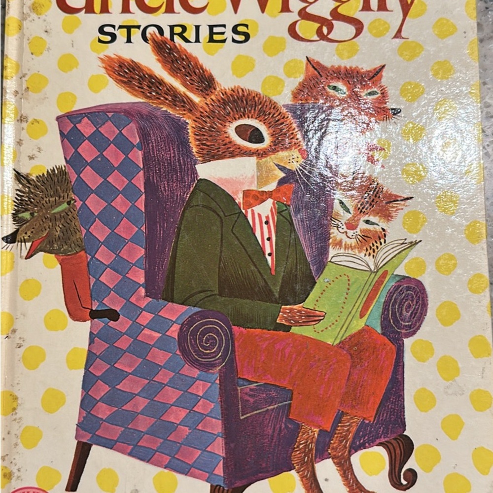 Uncle Wiggily Stories Book with Colorful Animal Illustrations Vintage 1965